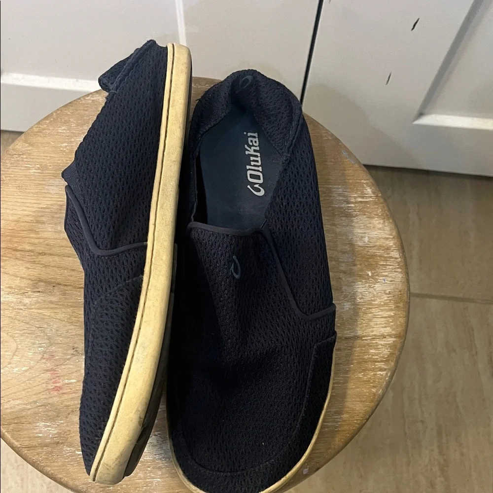 Olukai Men's Nohea Mesh Navy Blue Slip-On Shoes - Picture 5 of 7